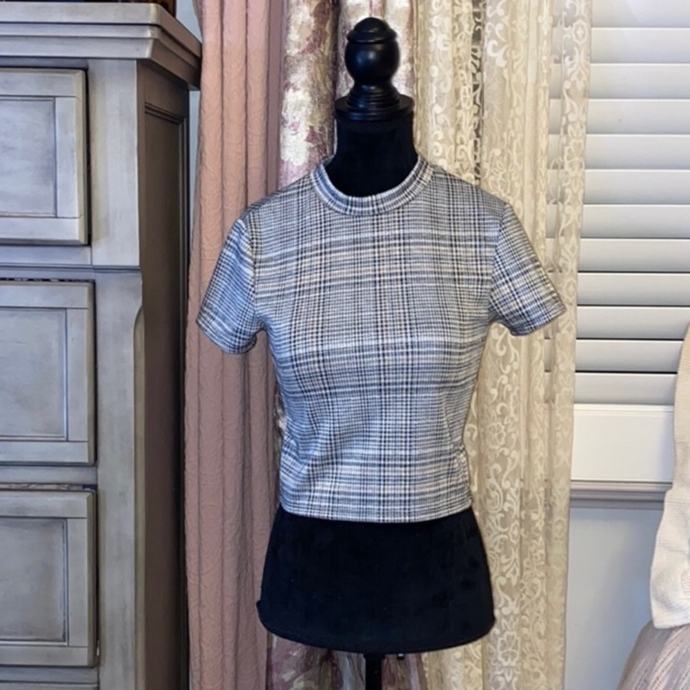 Stardust Short Sleeved Crop Top NWT